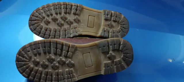 Náuticos niño marrones de piel