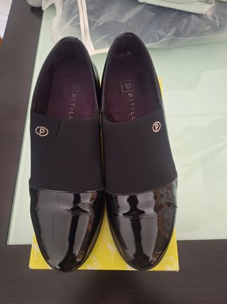 Zapatos Pitillos Talla 40 Negros
