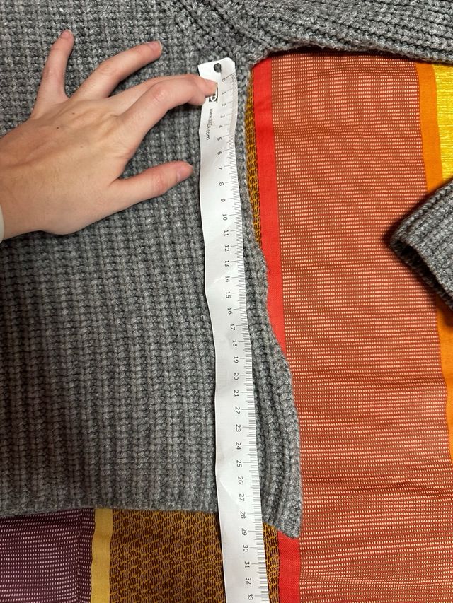 Maglione collo alto effetto maglia