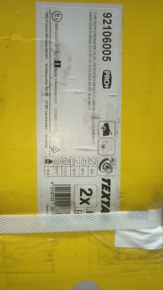 Discos Travão Frontais Mercedes W203, novos na cai