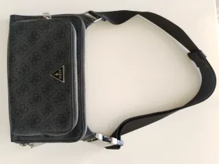Riñonera Guess Negra/Gris Sin Usar