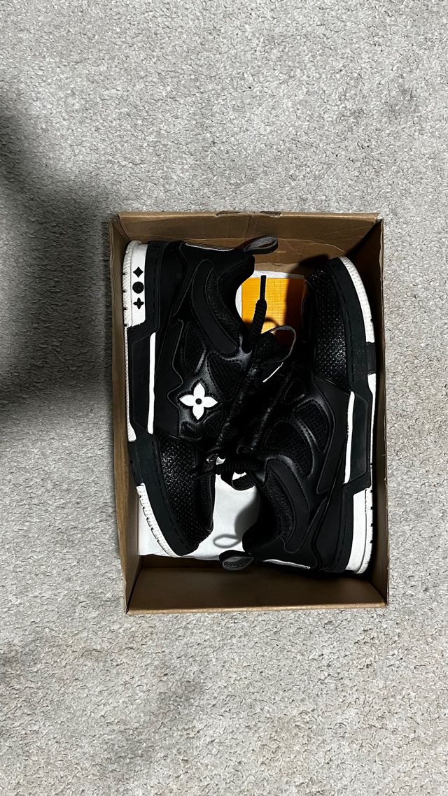 Louis Vuitton Skates Nere Bianche 43