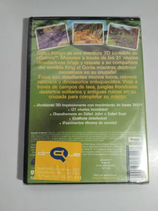 Precintado Juego PC eGames Safari Kong
