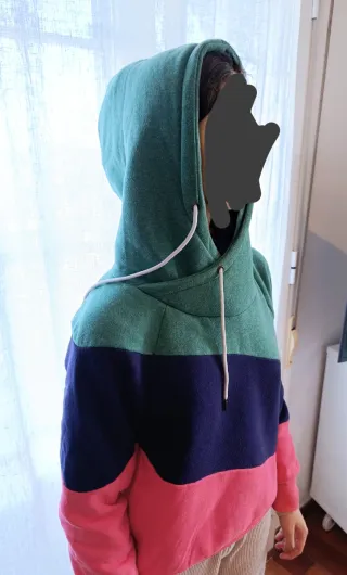 Sudadera Naketano mujer color block