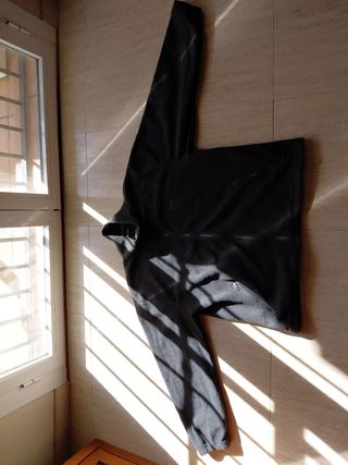 Chaquetón gris oscuro hombre