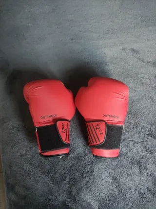 Guantes de Boxeo Outshock 12 oz Rojos
