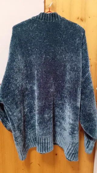 Jersey Zara mujer talla M color verde azulado