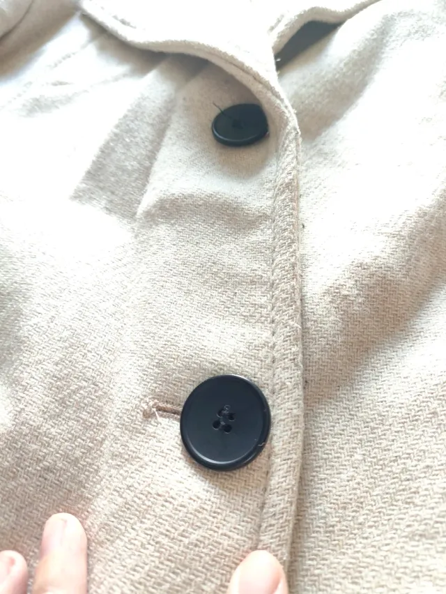 Abrigo elegante Zara mujer beige