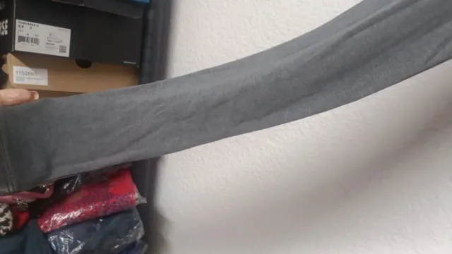 Camiseta Bershka gris estampada Talla L