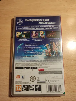 Sword Art Online Hollow Realization Switch