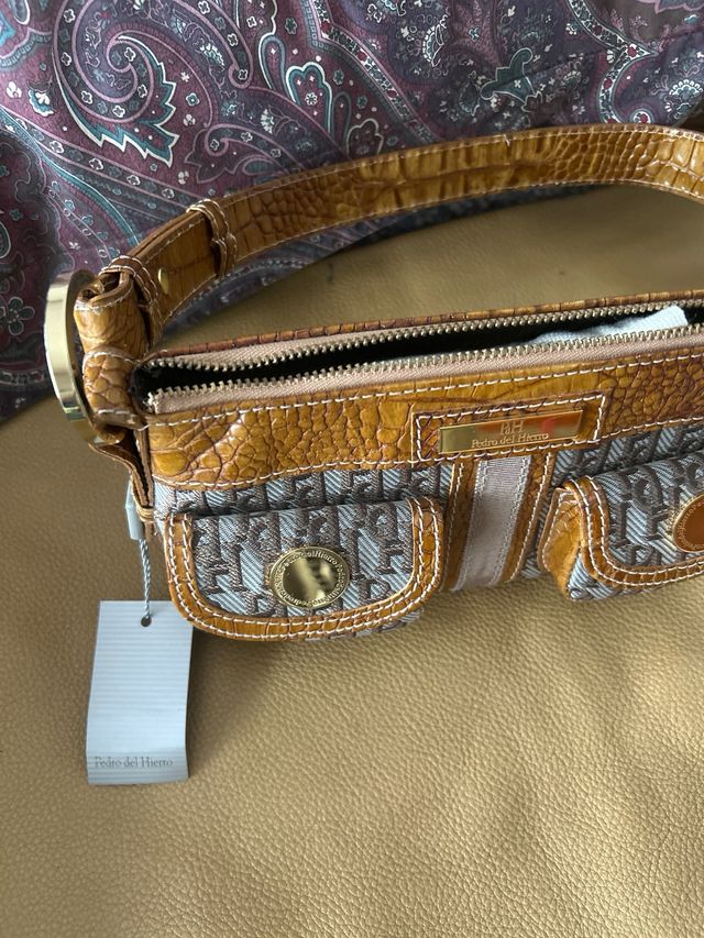 Bolso Pedro del Hierro Beige y Marrón