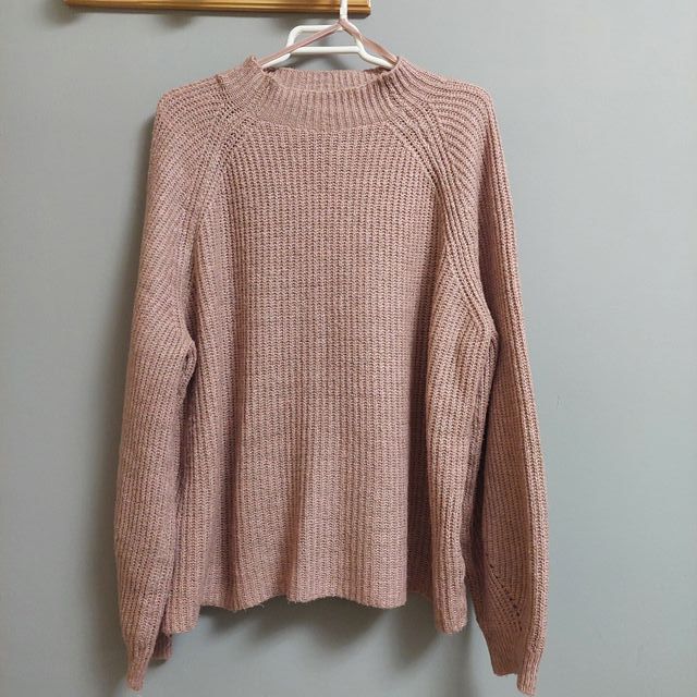 Jersey punto rosa Only talla M