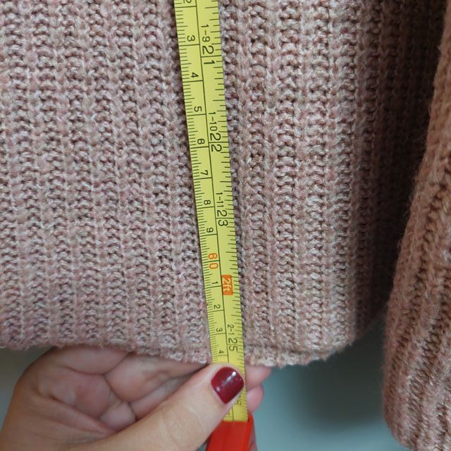 Jersey punto rosa Only talla M