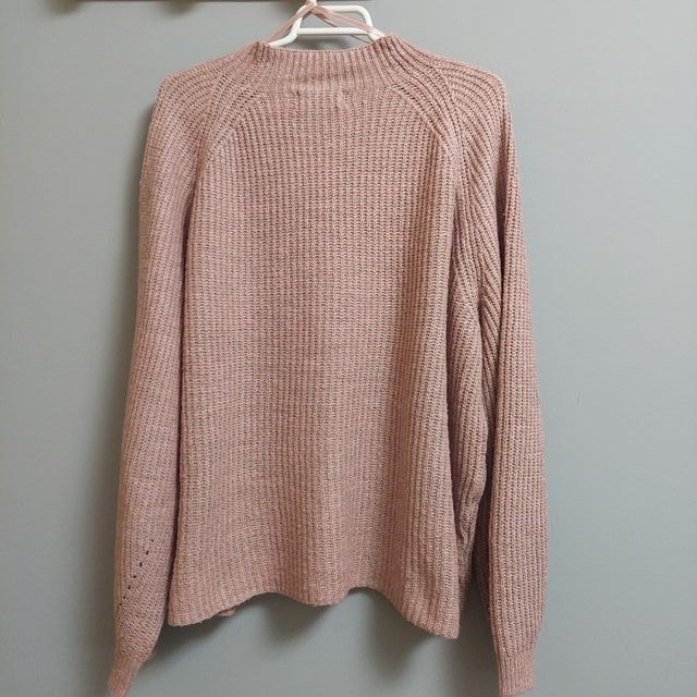 Jersey punto rosa Only talla M