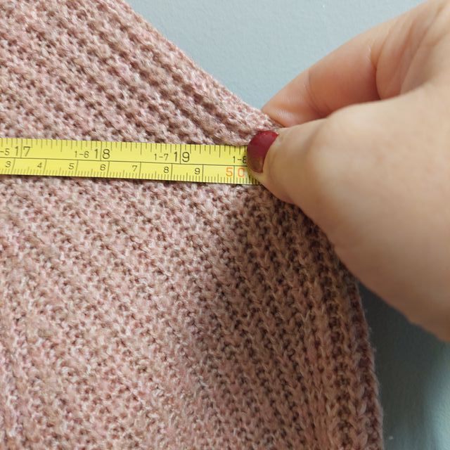 Jersey punto rosa Only talla M