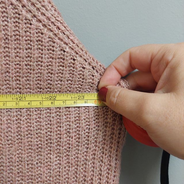 Jersey punto rosa Only talla M