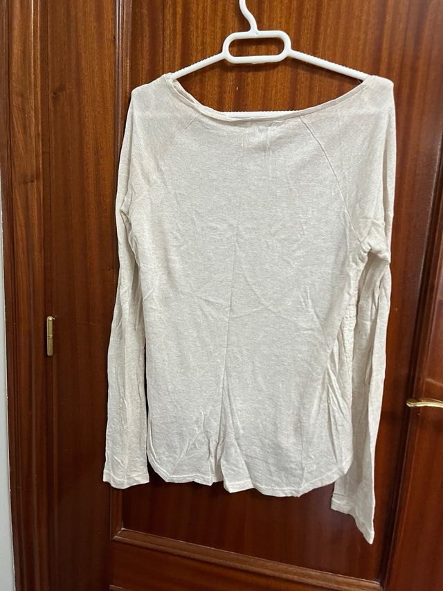 Camisa manga larga mujer encaje