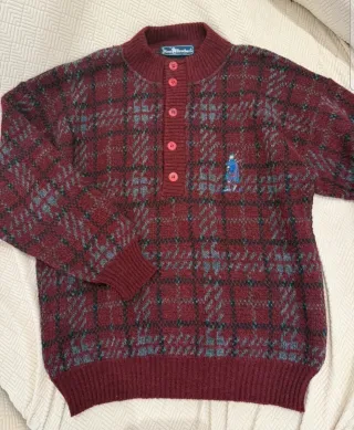 Maglione vintage Four Brothers scozzese