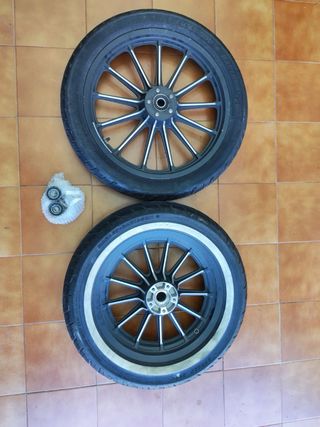 Llantas Harley Davidson con rodamientos