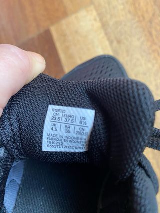 Zapatillas Asics Negras Talla 37.5