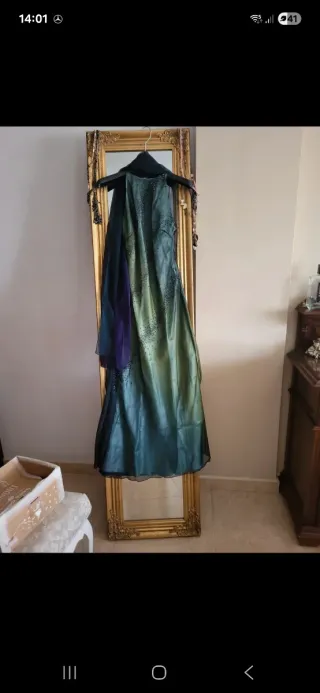 Vestido Adolfo Dominguez Seda Pedrería