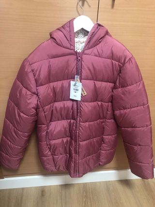 Chaquetón niña rosa talla M