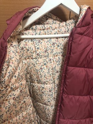 Chaquetón niña rosa talla M
