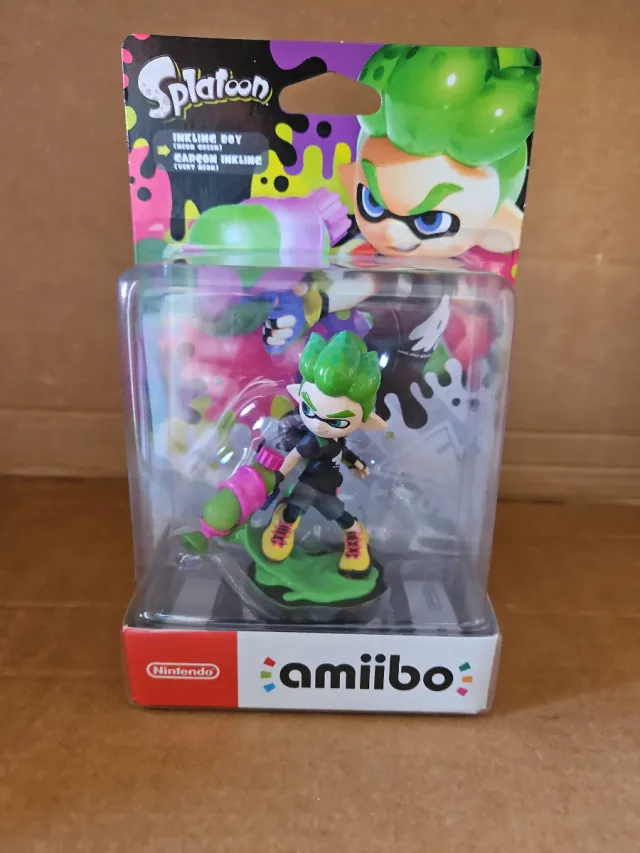 Amiibo Splatoon Ragazzo Verde Nintendo
