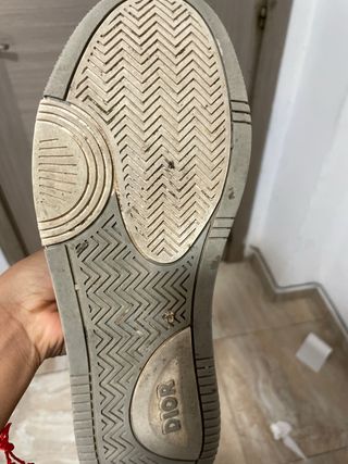 Zapatillas Dior Blancas y Rojas