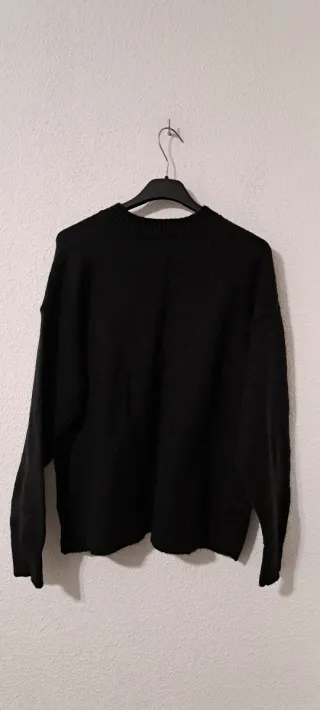 Jersey ASOS negro con lentejuelas doradas