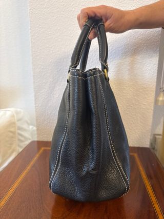 Bolso Piel Negro Purificación García Grande