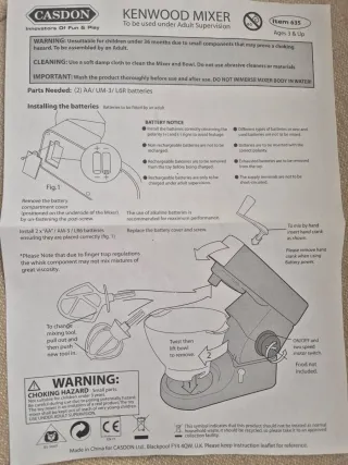 Batidora de juguete Kenwood Chef Titanium