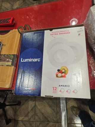 Vajilla  Luminarc Amario Blanc Porcelana