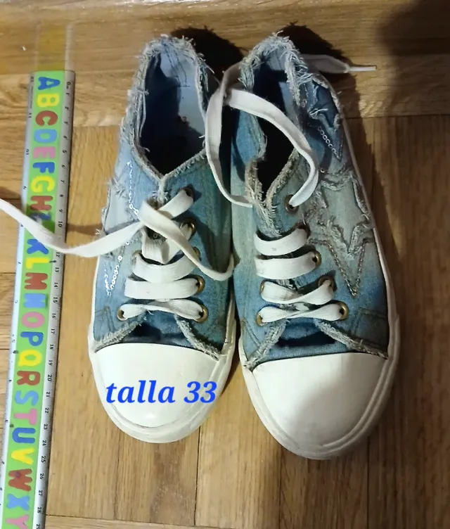Zapatillas Creeks estrellas denim con estrellas