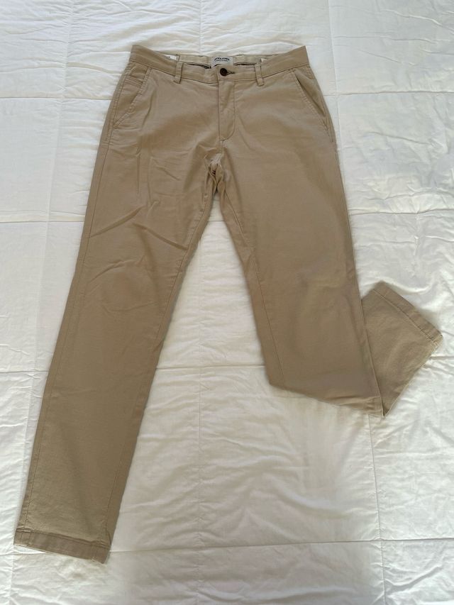 Pantalones Chinos Beige