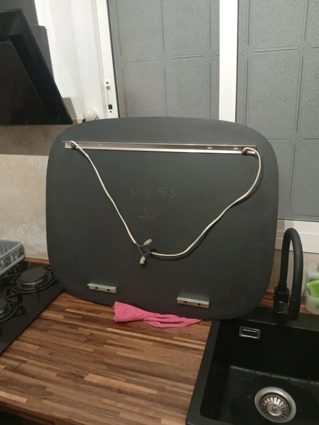 Espejo de baño con luz.