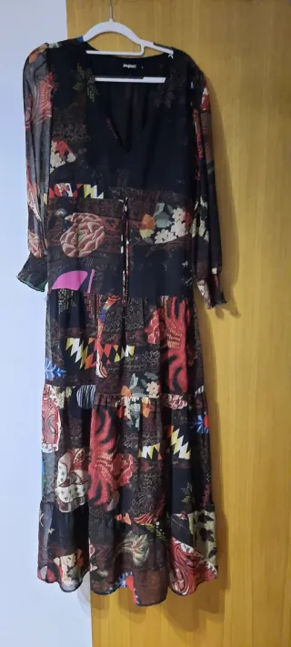 Vestido largo Desigual estampado