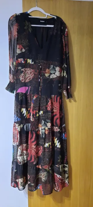 Vestido largo Desigual estampado