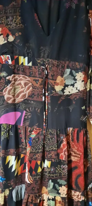 Vestido largo Desigual estampado