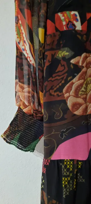 Vestido largo Desigual estampado