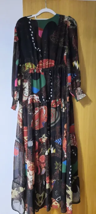 Vestido largo Desigual estampado