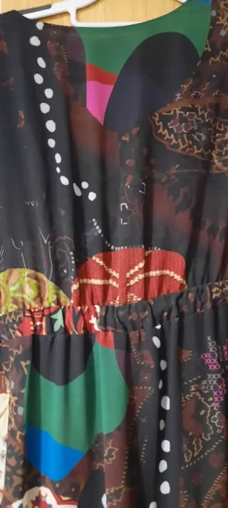 Vestido largo Desigual estampado