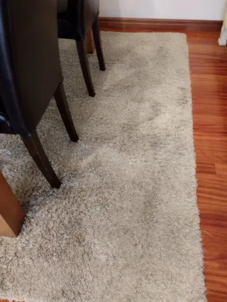 2 Alfombras Beige/Gris lana