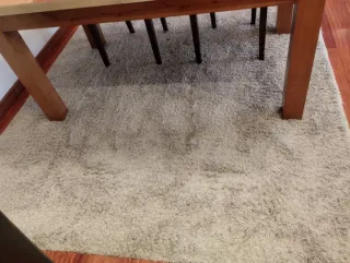 2 Alfombras Beige/Gris lana