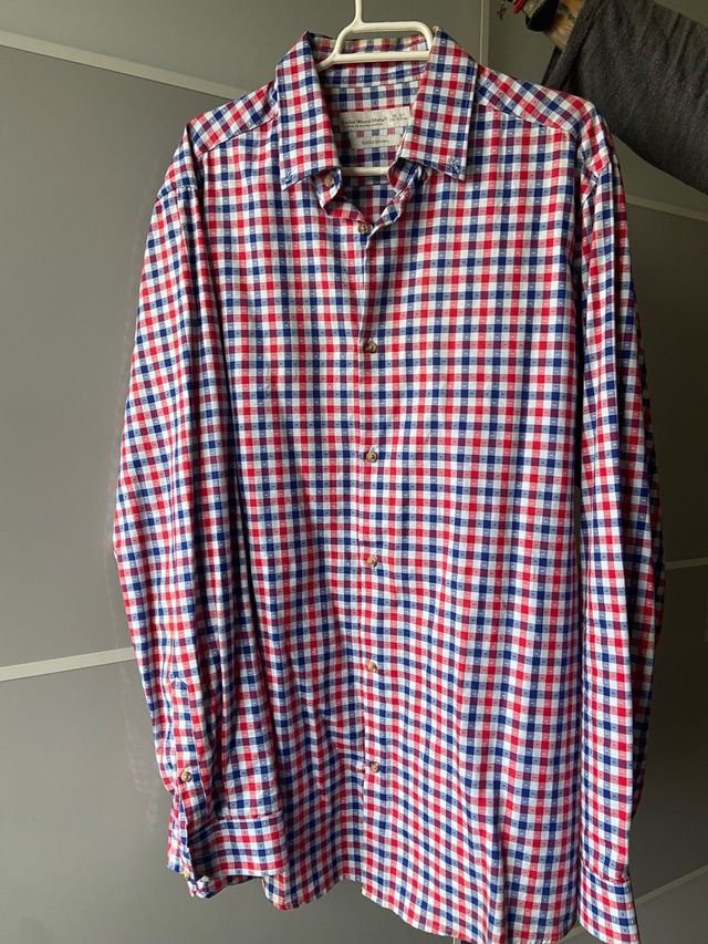 Camisa cuadros chico Talla L