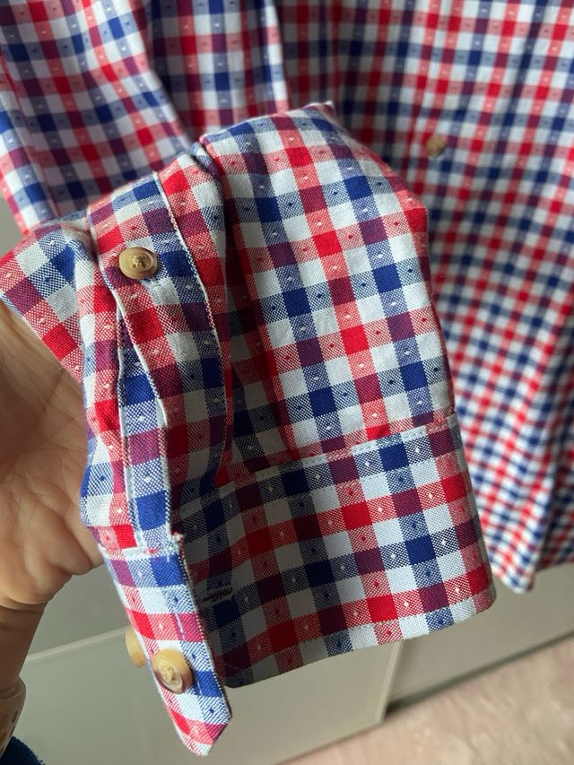 Camisa cuadros chico Talla L