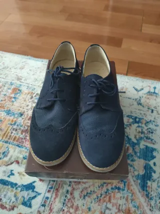 Zapatos niño comunión azul talla 36