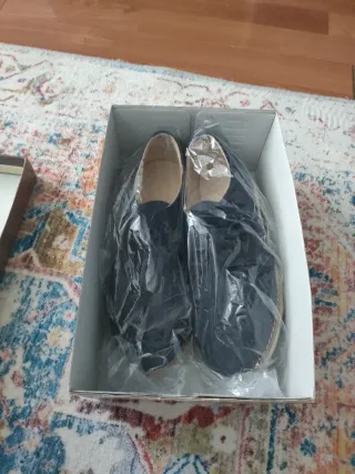 Zapatos niño comunión azul talla 36