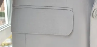 Traje Americana Pantalón gris claro