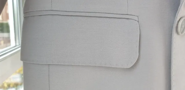 Traje Americana Pantalón gris claro